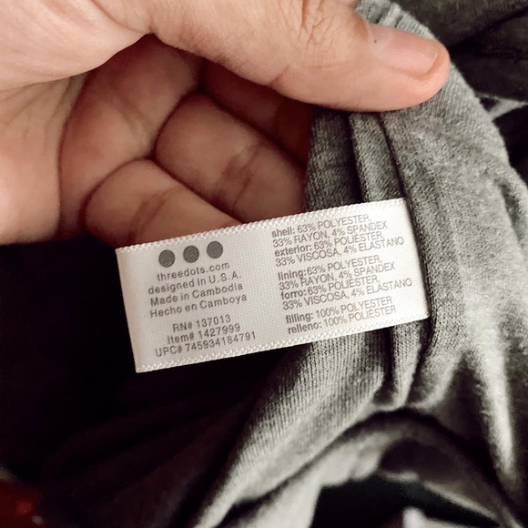 Three Dots Quilted Knit Jacket - Picture 8 of 8